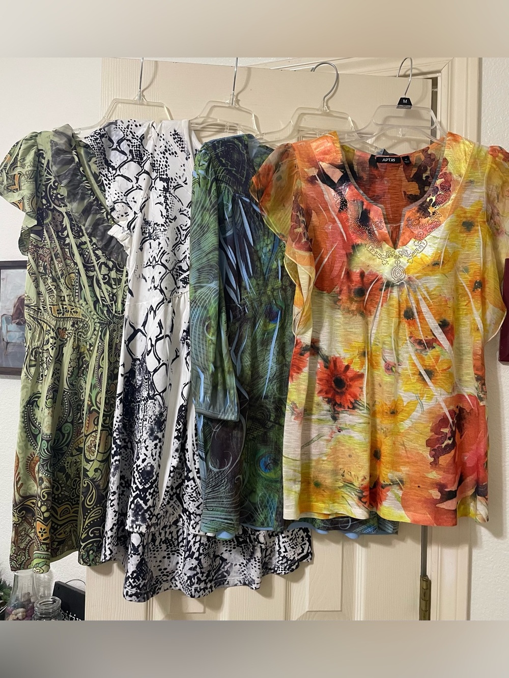 Apt. 9–set of 4 embellished tops
